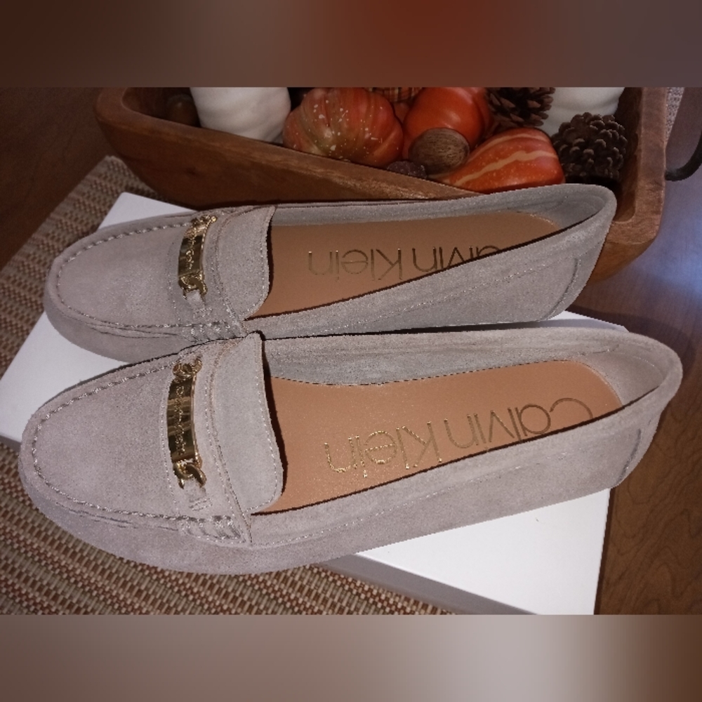 Calvin Klein suede loafer